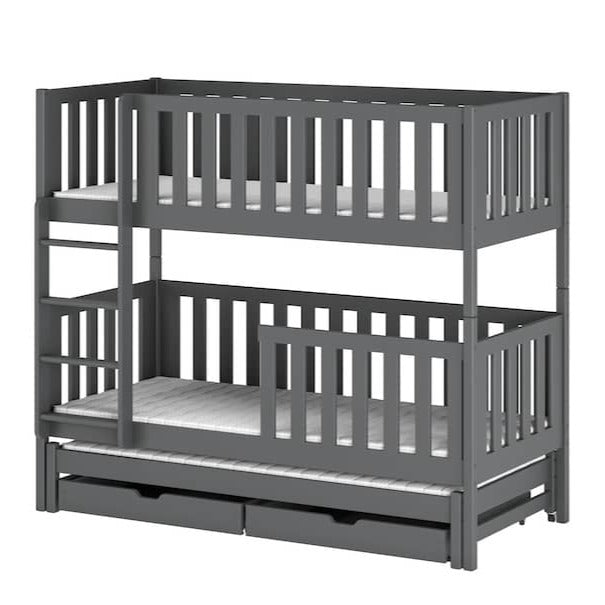 Lea Bunk Bed with Trundle and Storage