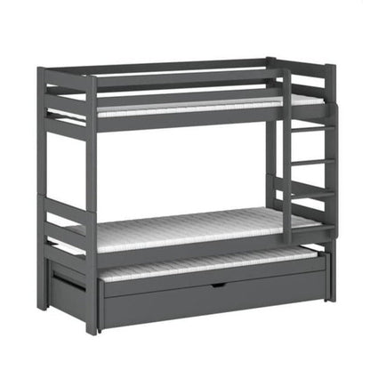 Lessi Bunk Bed with Trundle and Storage