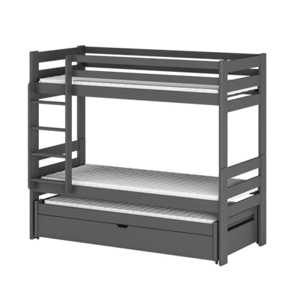 Lessi Bunk Bed with Trundle and Storage