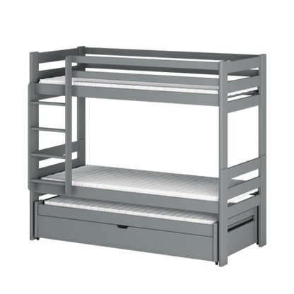 Lessi Bunk Bed with Trundle and Storage