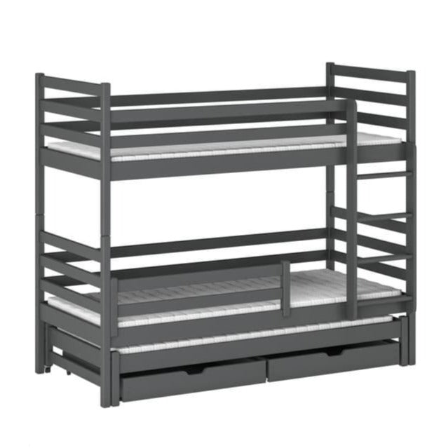 Luke Bunk Bed with Trundle and Storage