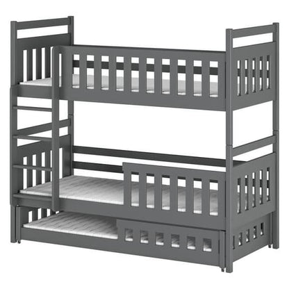 Wooden Bunk Bed Olivia With Trundle