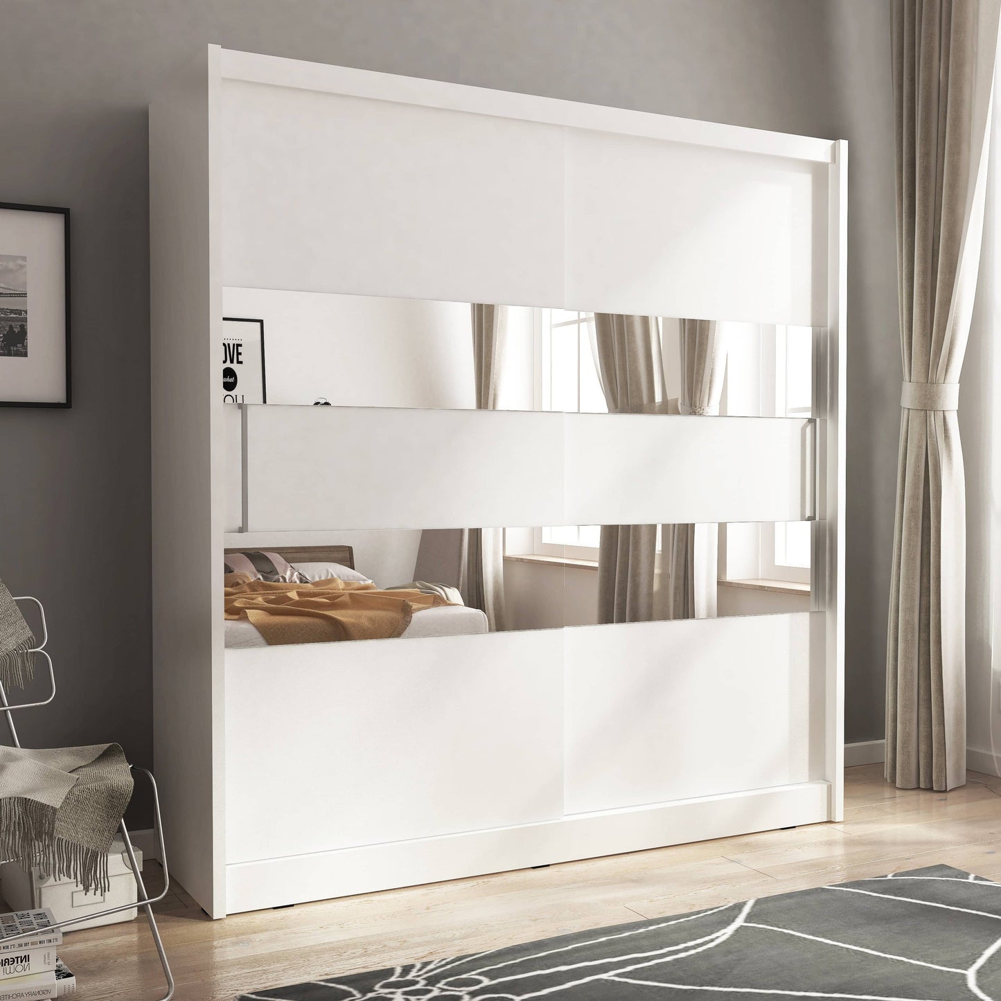 Maja II Sliding Door Wardrobe 200cm