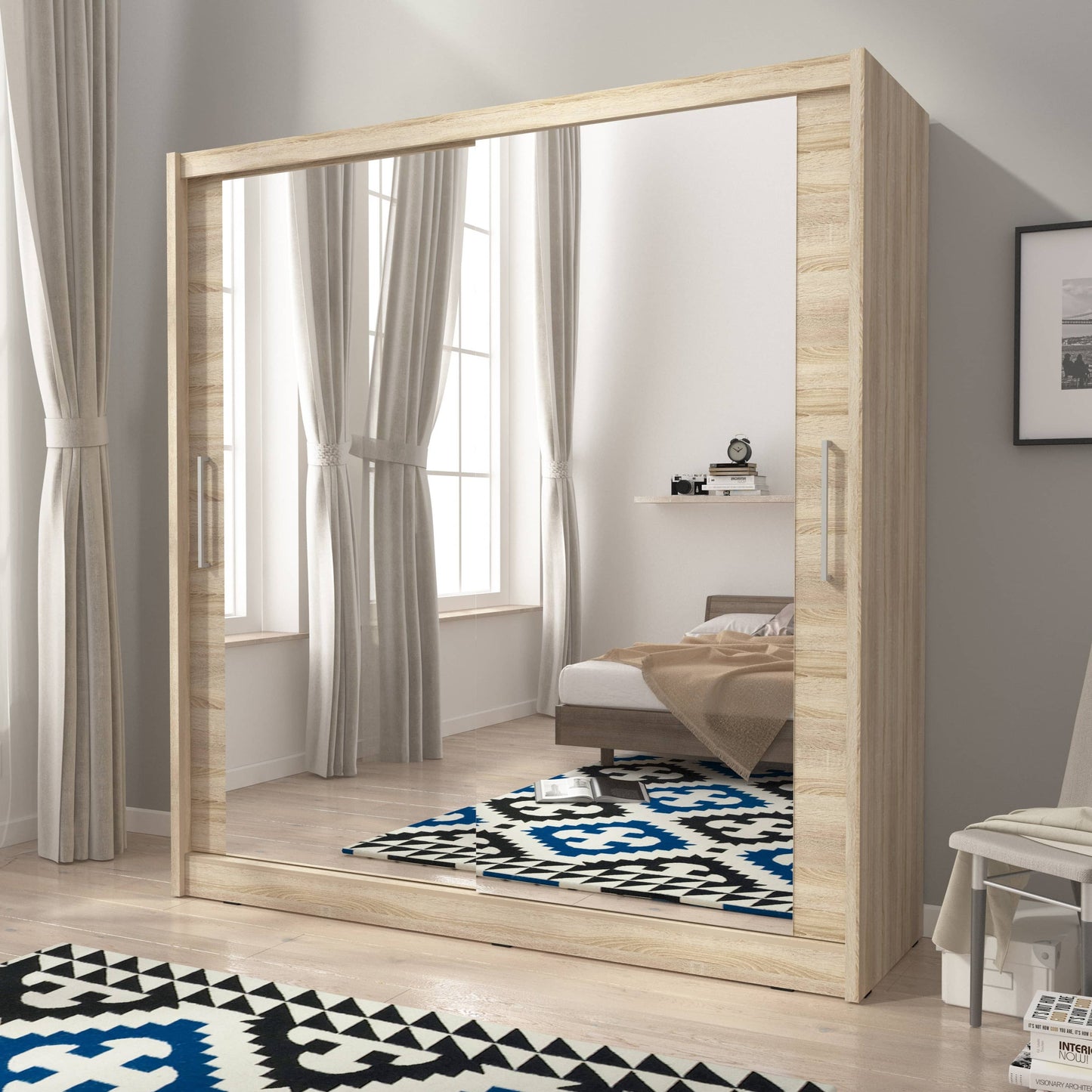 Maja VI Sliding Door Wardrobe 180cm