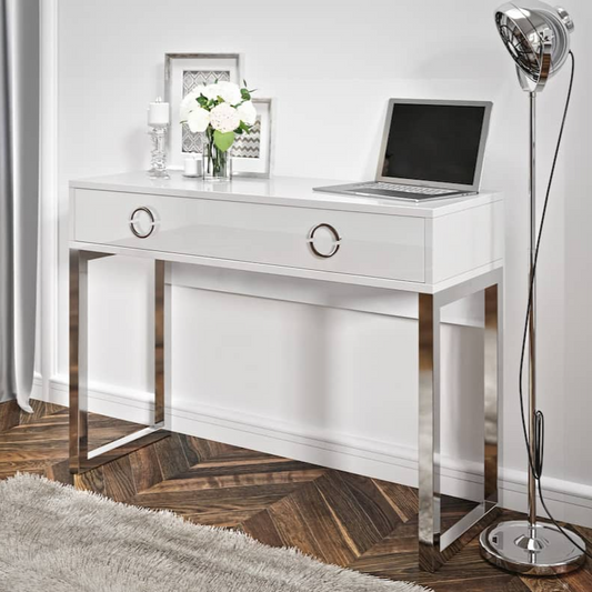 Milla Desk with Drawer 110cm