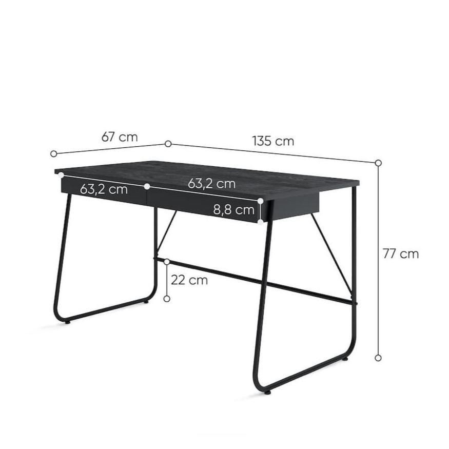 Match MB-01 Desk 135cm