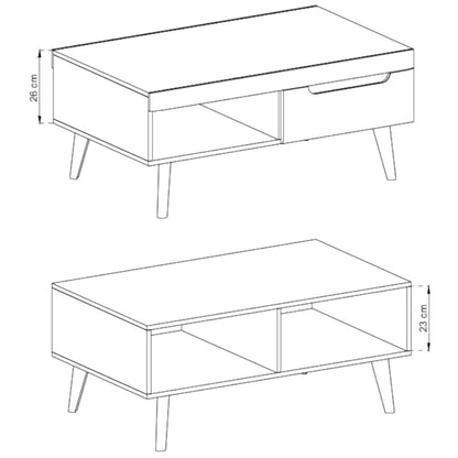 Nordi Coffee Table 107cm