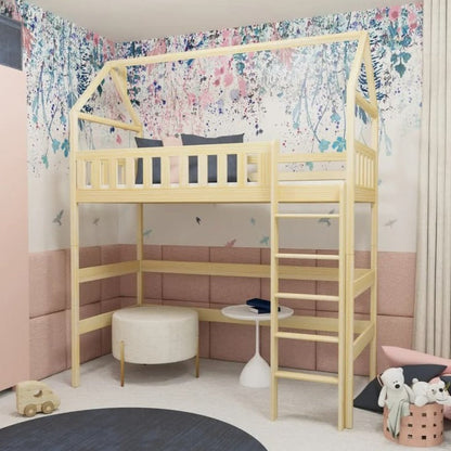 Otylia Wooden Loft Bed