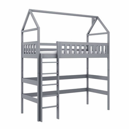 Otylia Wooden Loft Bed