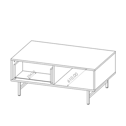 Preggio Coffee Table 100cm