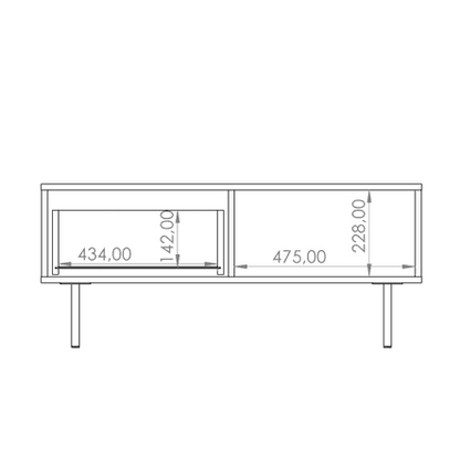 Preggio Coffee Table 100cm