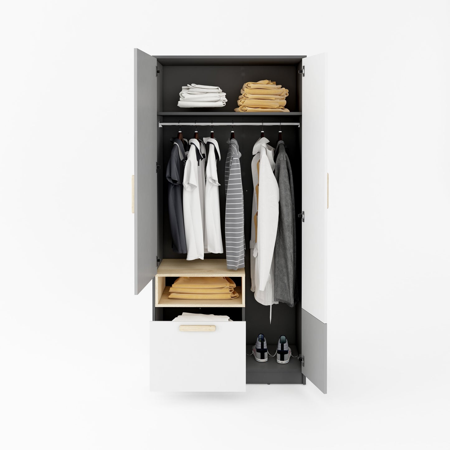 Pok PO-02 Hinged Wardrobe 90cm