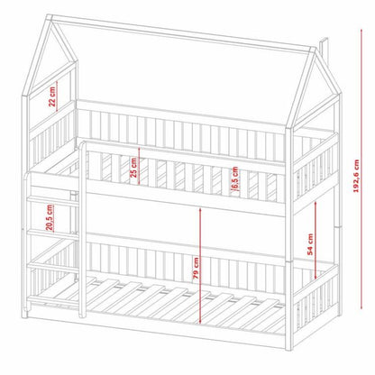 Wooden Bunk Bed Pola