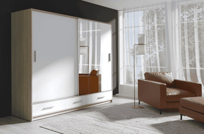 Porto Sliding Door Wardrobe 200cm