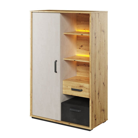 Qubic 05 Storage Cabinet 90cm with LED