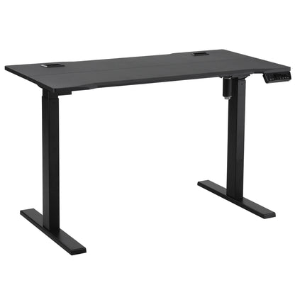 Vinsetto Electric Height Adjustable Standing Desk, 120√Ç cm x 60√Ç cm Memory Preset Stand Up Workstation for Home, Office, Black