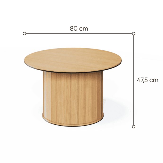 Rotto RT-08 Coffee Table 80cm