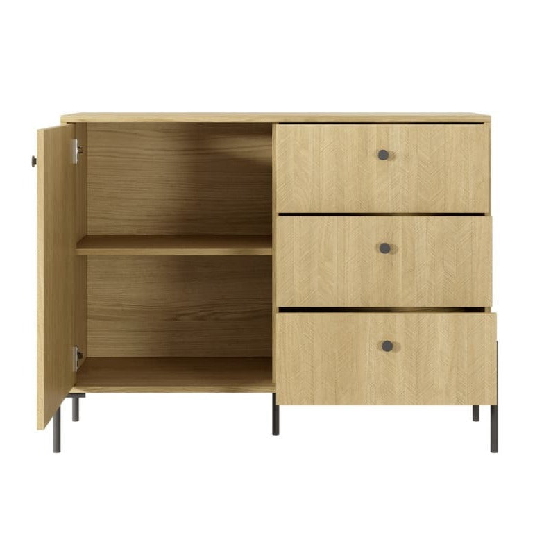 Scandi Sideboard Cabinet 107cm