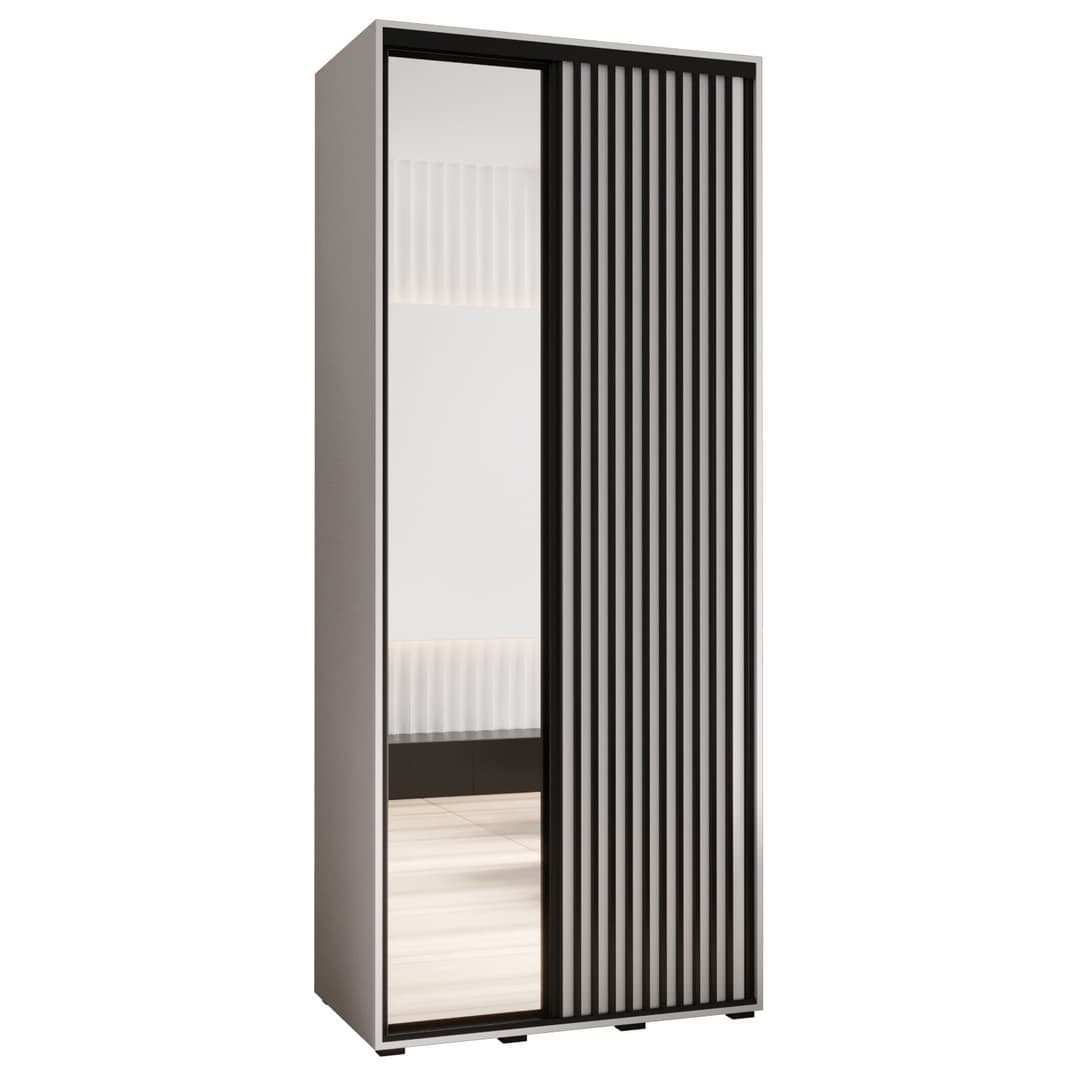 Sapporo II Sliding Door Wardrobe 110cm