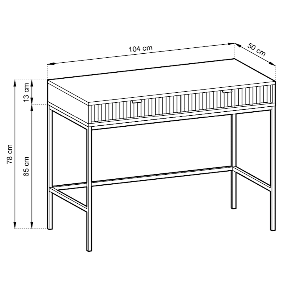 Nova Desk 104cm