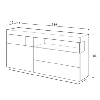 Silke 47 Sideboard Cabinet 169cm