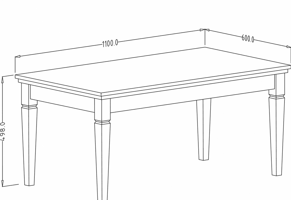 Evora 99 Coffee Table 110cm