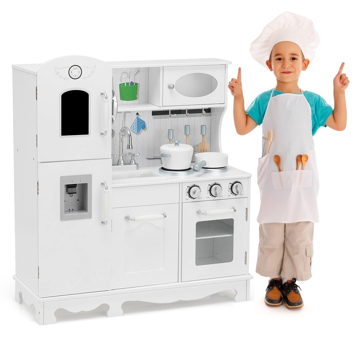 Play Cooking Set with Accessories and Oven for Boys & Girls