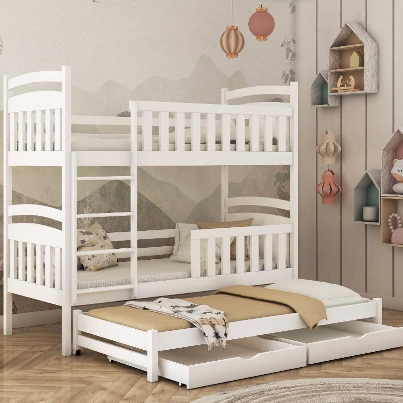 Viki Bunk Bed with Trundle and Storage