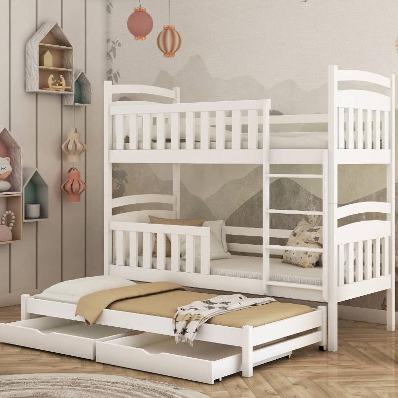 Viki Bunk Bed with Trundle and Storage