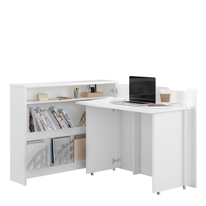 Work Concept Convertible Hidden Desk With Storage