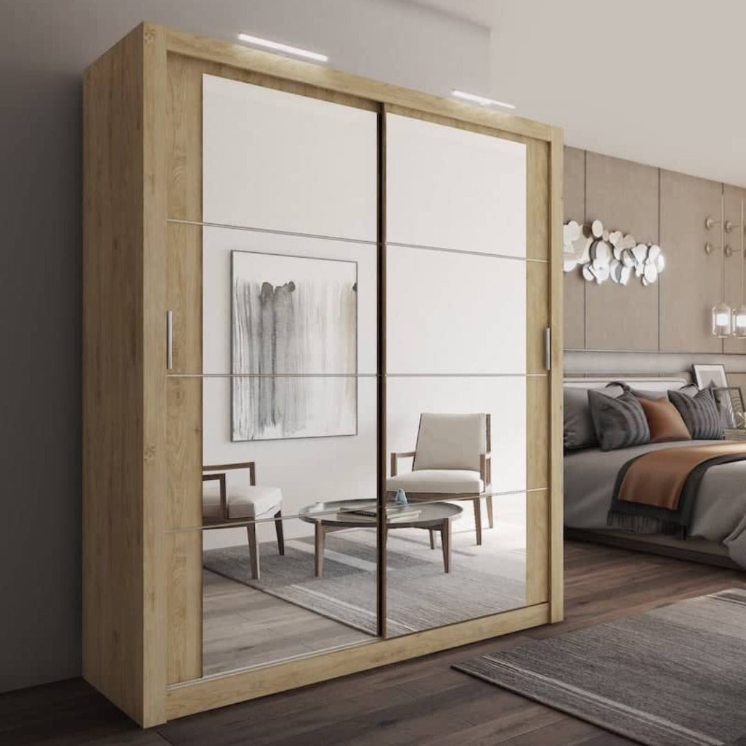 Arti 3 - 2 Sliding Door Wardrobe 181cm