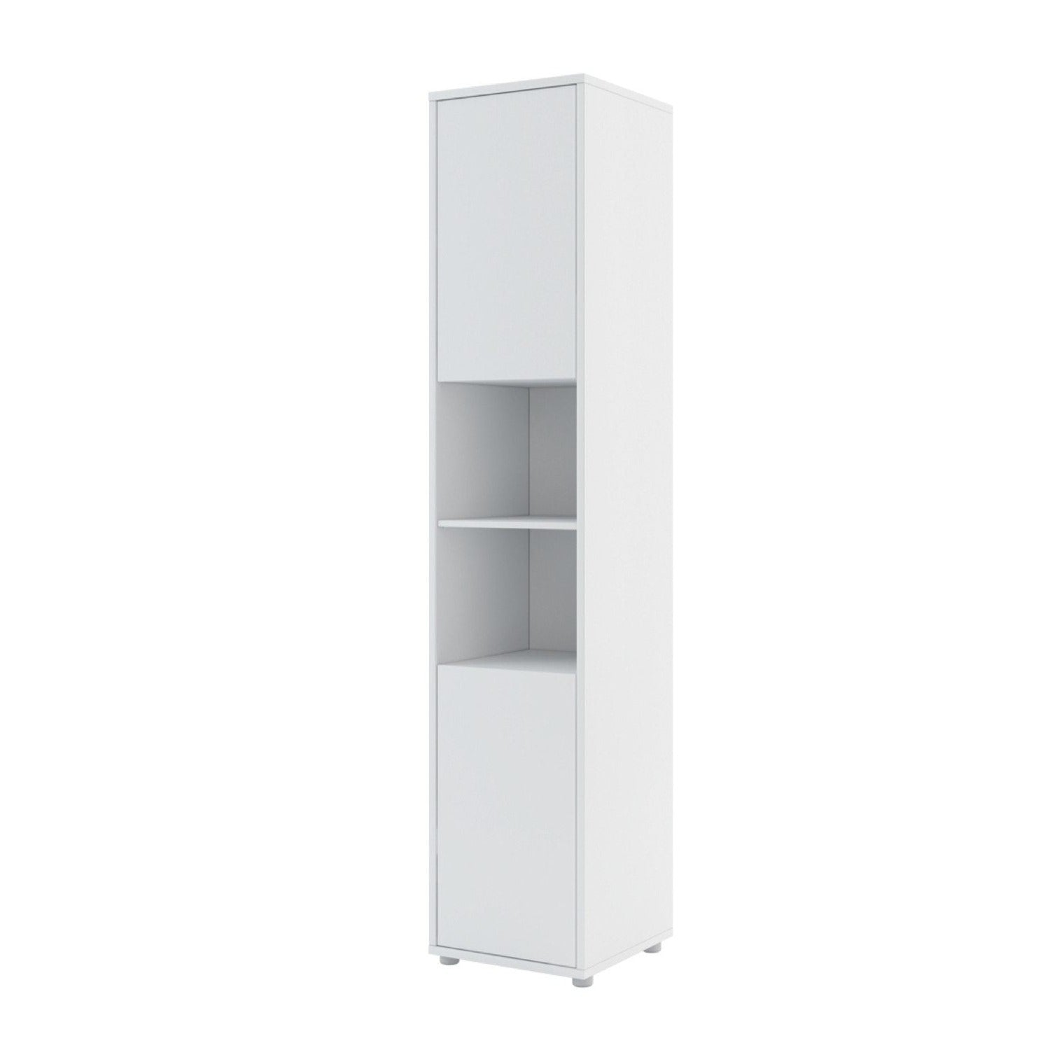 BC-13 Vertical Wall Bed Concept 180cm With Storage Cabinets and LED - Furniture Gold