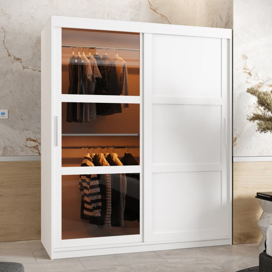 Parma III Sliding Door Wardrobe 150cm