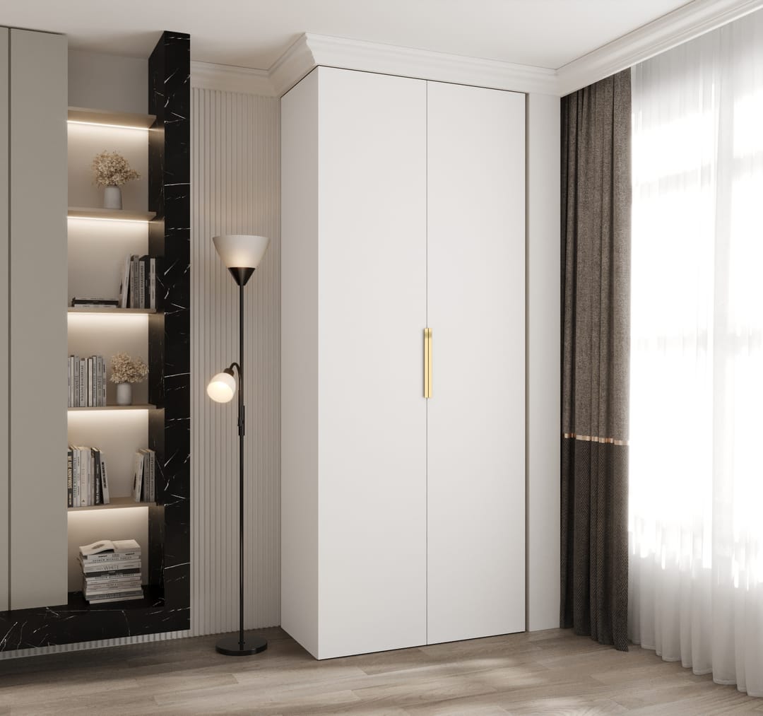 Como IV Hinged Door Wardrobe 100cm