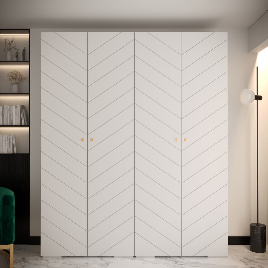 Manhattan IV Hinged Door Wardrobe 200cm