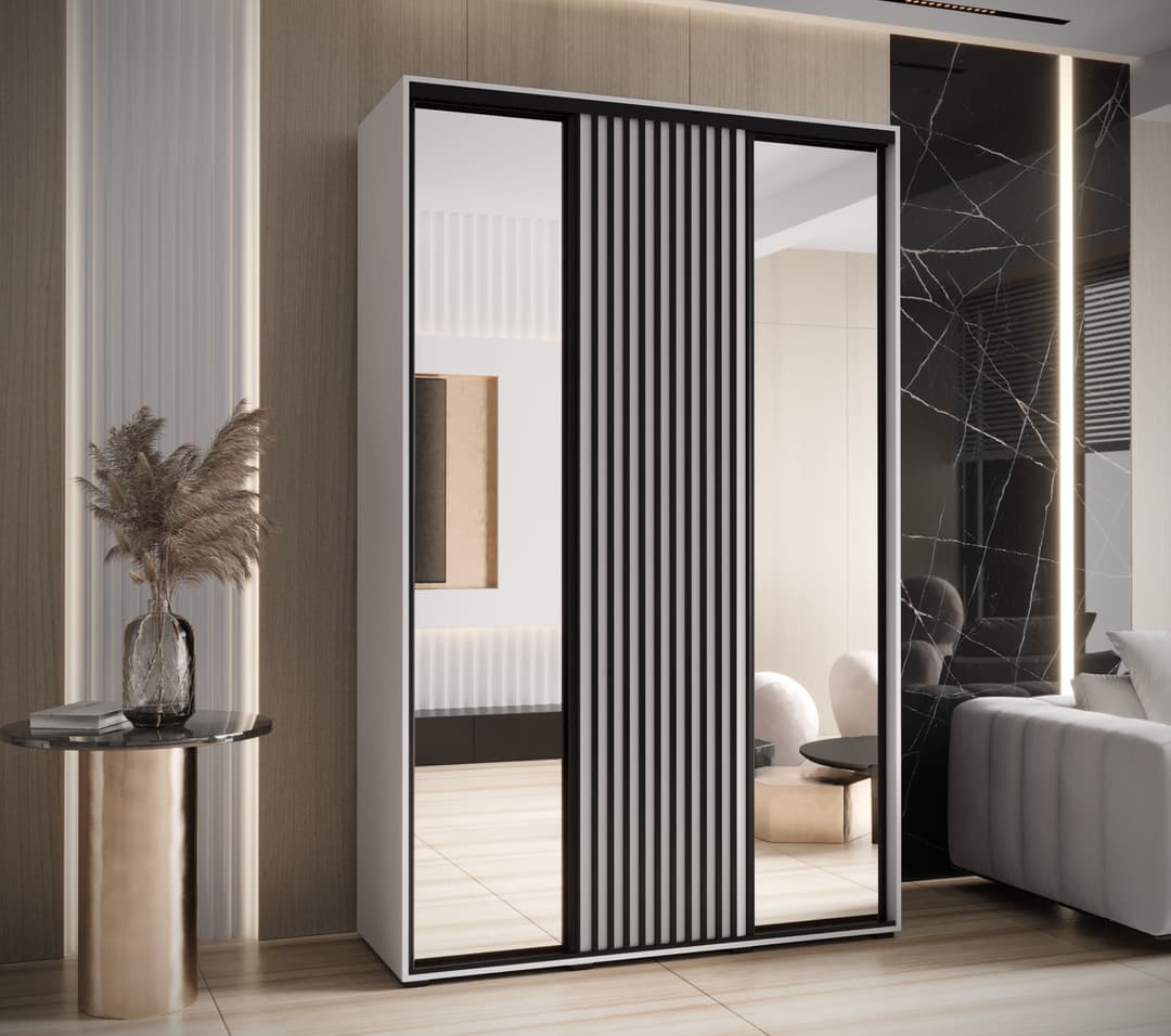 Sapporo II Sliding Door Wardrobe 150cm