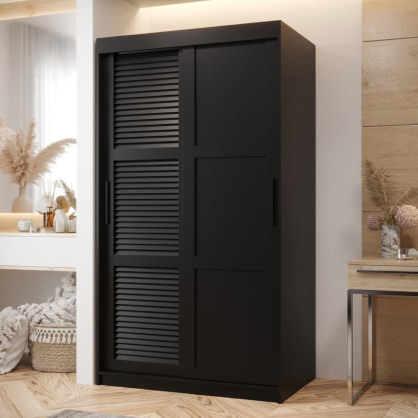 Larvik III Sliding Door Wardrobe 100cm