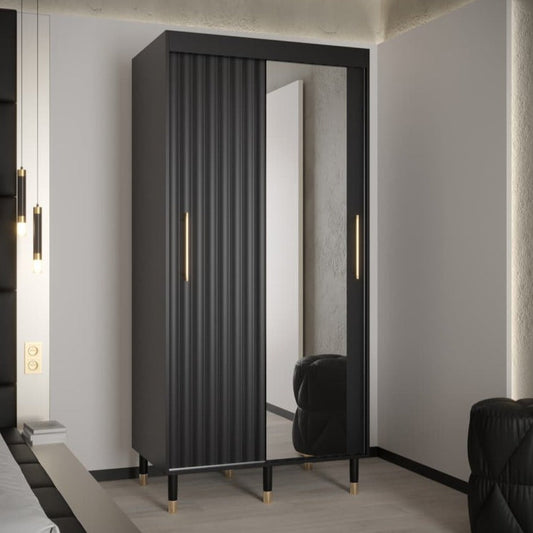 Avesta II Sliding Door Wardrobe 100cm