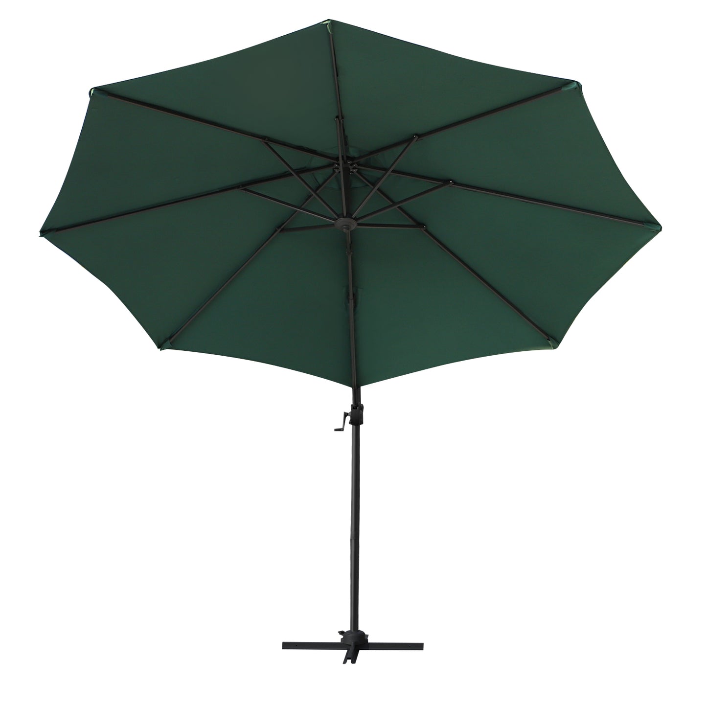 Outsunny Umbrella Parasol W/360√Ç¬∞ Rotation √é¬¶294x248H cm-Green