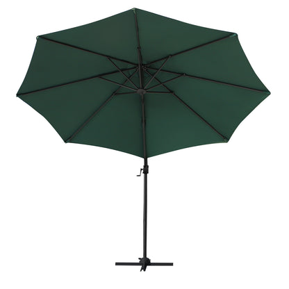 Outsunny Umbrella Parasol W/360√Ç¬∞ Rotation √é¬¶294x248H cm-Green