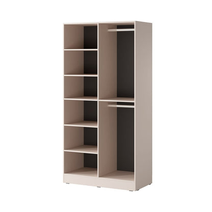 Lund Hinged Door Wardrobe 101cm [Flutes]