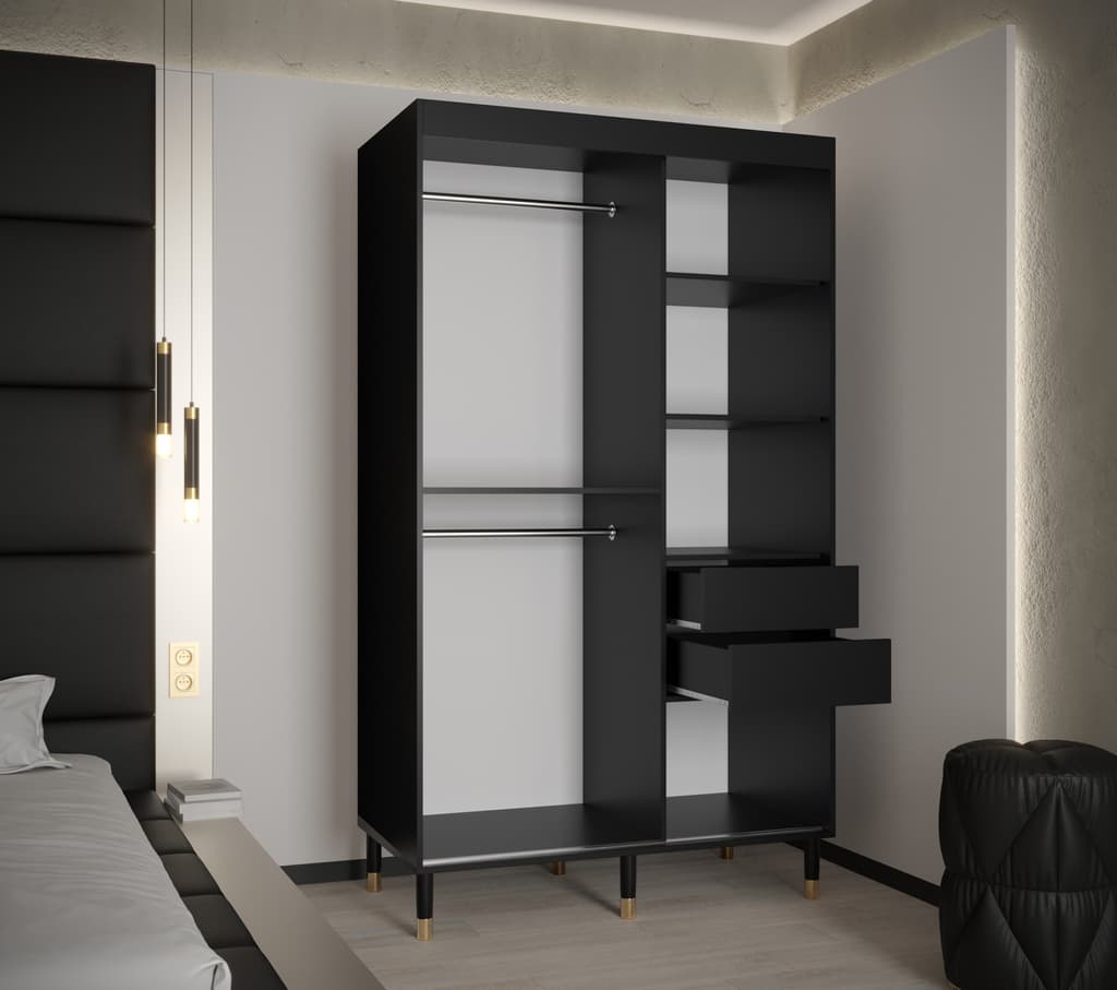 Monaco II Sliding Door Wardrobe 120cm