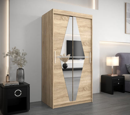 Boliwia Sliding Door Wardrobe 100cm