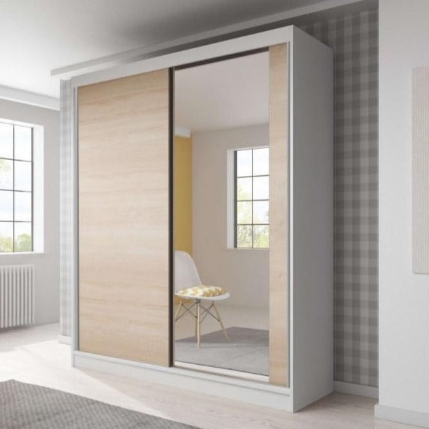 Bella 03 Sliding Door Wardrobe 183cm