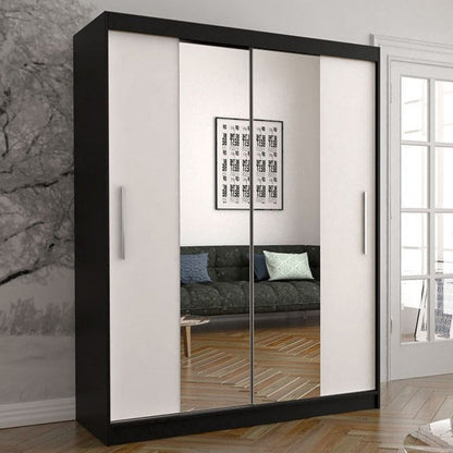 Vista 01 Sliding Mirror Door Wardrobe 150cm