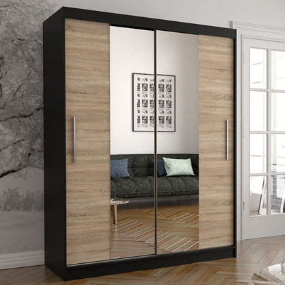 Vista 01 Sliding Mirror Door Wardrobe 150cm