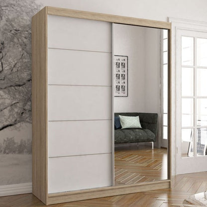 Vista 05 Mirrored Sliding Door Wardrobe 150cm