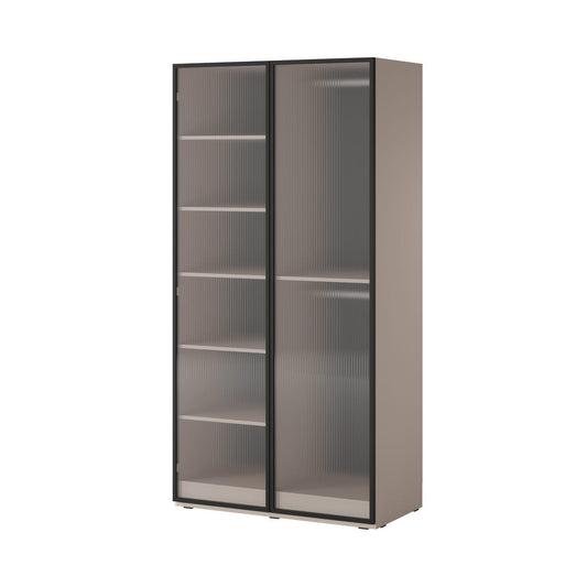 Lund Hinged Door Wardrobe 101cm [Flutes]