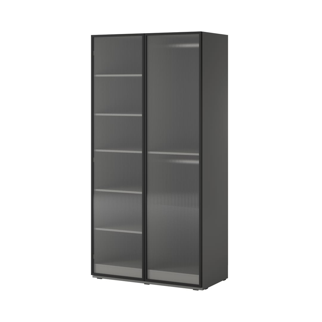 Lund Hinged Door Wardrobe 101cm [Flutes]