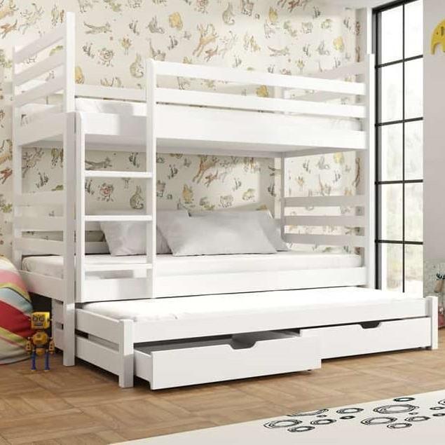 Tomi Bunk Bed with Trundle and Storage